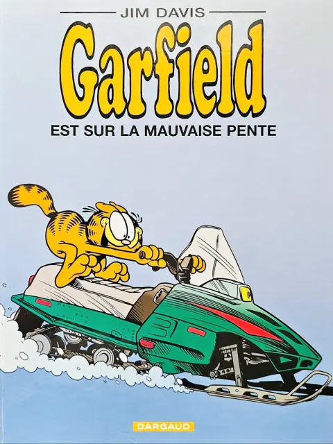 Couverture de l'album Garfield Tome 25 Garfield est sur la mauvaise pente
