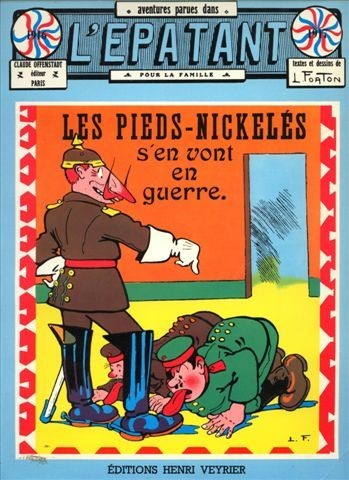 Couverture de l'album Les Pieds Nickelés Tome 2 Les Pieds Nickelés s'en vont en guerre 1916-1917