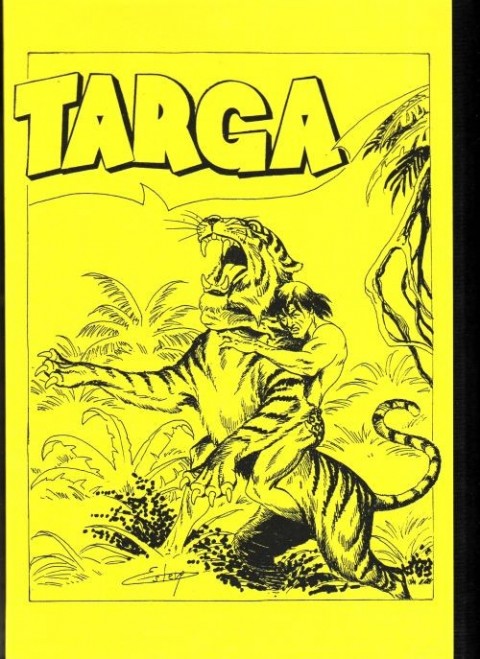 Verso de l'album Targa
