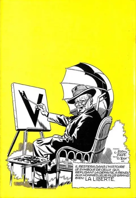 Verso de l'album La Vie prodigieuse de Winston Churchill Tome 2 V comme Victoire