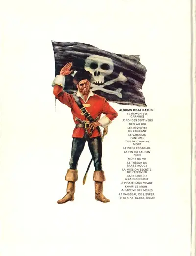Verso de l'album Barbe-Rouge Tome 4 Défi au Roy