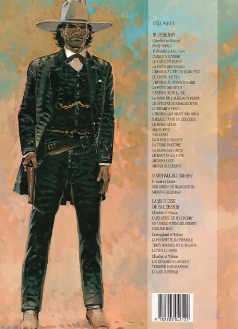 Verso de l'album Blueberry Tome 1 Fort Navajo