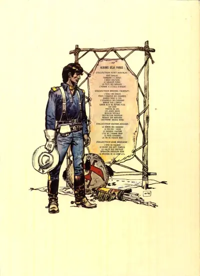 Verso de l'album Blueberry Tome 7 Le cheval de fer
