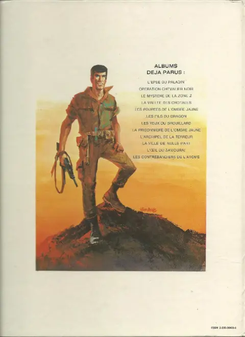 Verso de l'album Bob Morane Tome 6 Le mystère de la zone Z