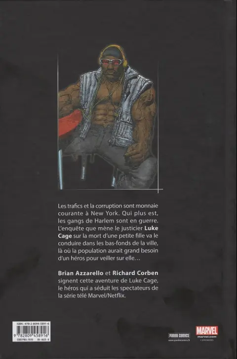 Verso de l'album Cage 1 Mafia Blues