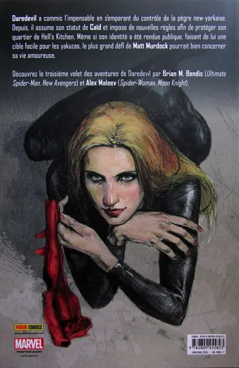 Verso de l'album Daredevil - L'Homme sans peur Tome 3 Le Roi de Hell's Kitchen