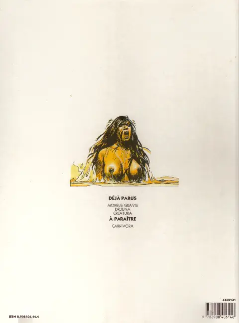 Verso de l'album Druuna Tome 1 Morbus Gravis