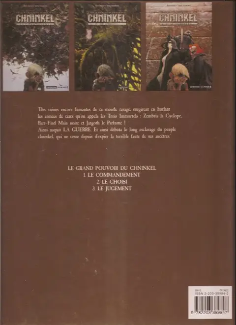 Verso de l'album Le Grand pouvoir du Chninkel Tome 3 Le jugement