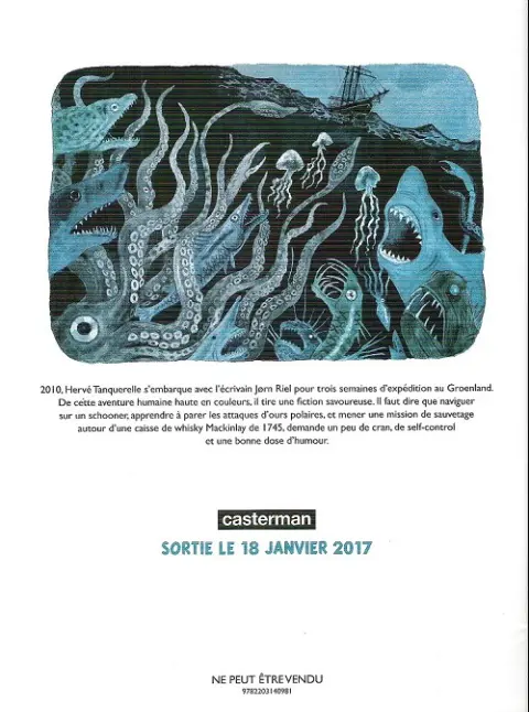 Verso de l'album Groenland Vertigo