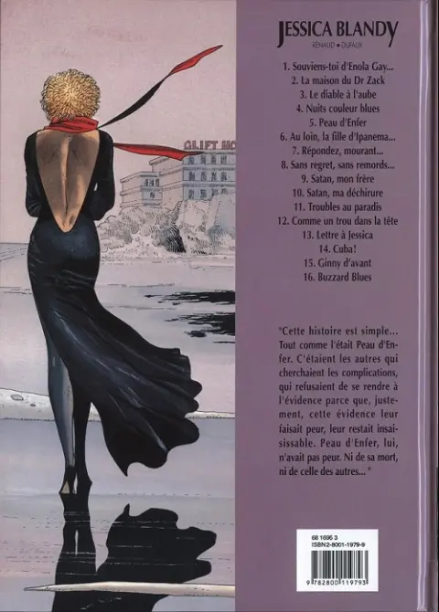 Verso de l'album Jessica Blandy Tome 5 Peau d'Enfer