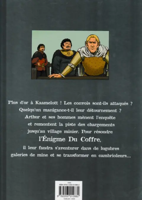 Verso de l'album Kaamelott Tome 3 L'énigme du coffre