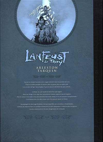 Verso de l'album Lanfeust de Troy Tome 7 Les pétaures se cachent pour mourir