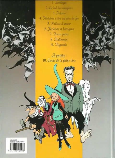 Verso de l'album Mélusine Tome 4 Histoires à lire au coin du feu