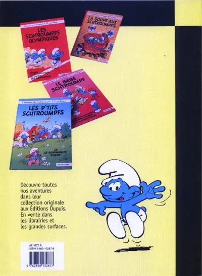 Verso de l'album Les Schtroumpfs Tome 10 La soupe aux Schtroumpfs