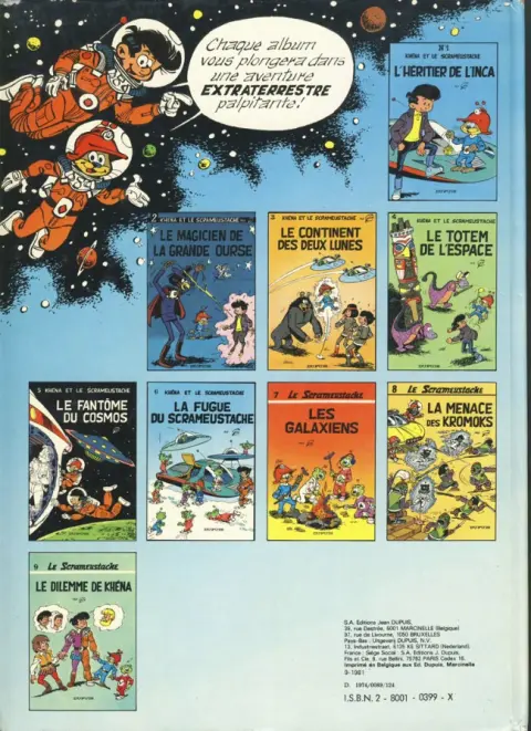 Verso de l'album Le Scrameustache Tome 2 Le magicien de la Grande Ourse