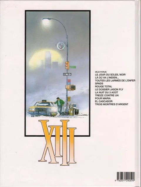 Verso de l'album XIII Tome 6 Le dossier Jason Fly