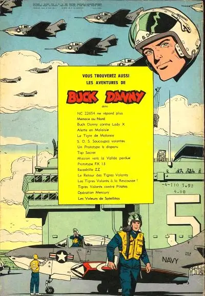 Verso de l'album Buck Danny Tome 31 X-15