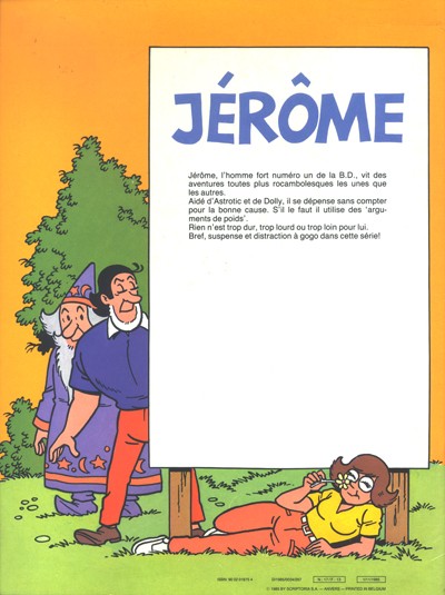 Verso de l'album Les fabuleux voyages de Jérôme Tome 13 La bague de Ranjar