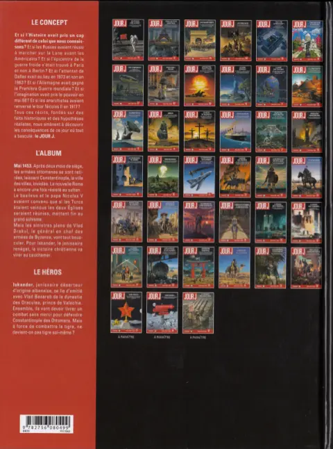 Verso de l'album Jour J Tome 36 Tout l'or de Constantinople