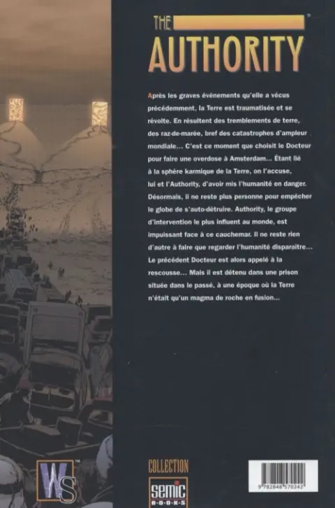 Verso de l'album The Authority N° 2