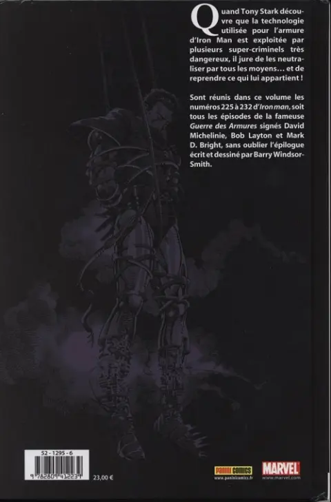 Verso de l'album Best of Marvel 21 Iron Man : La Guerre des armures