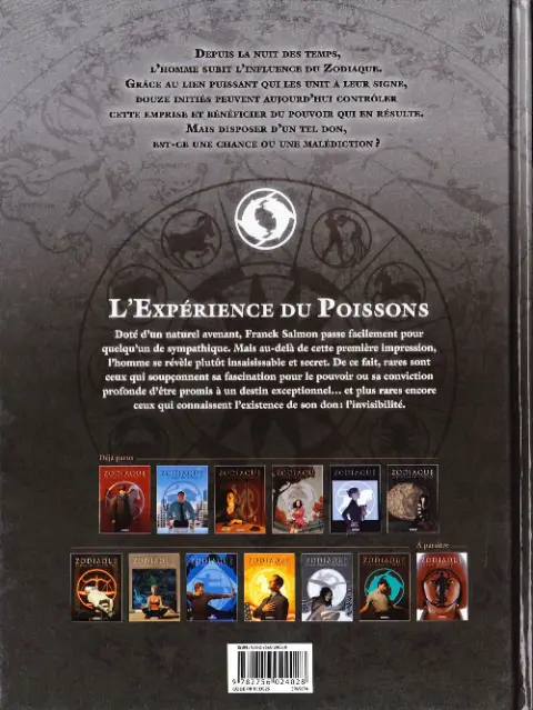 Verso de l'album Zodiaque Tome 12 L'expérience du Poissons