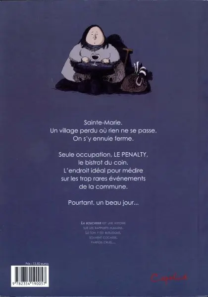 Verso de l'album La Boucherie