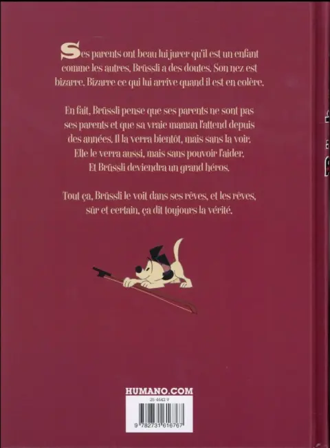 Verso de l'album Brüssli Brüssli - L'enfant-dragon