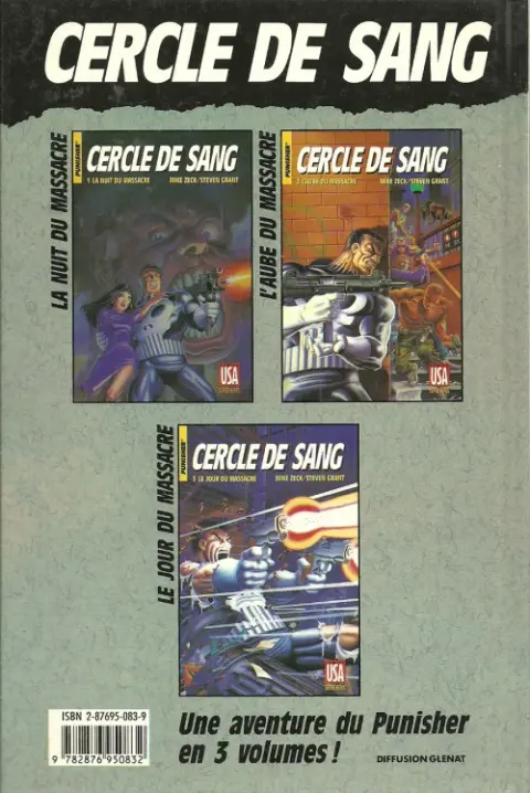 Verso de l'album Super Héros Tome 21 Daredevil & Punisher : Jeu d'enfants