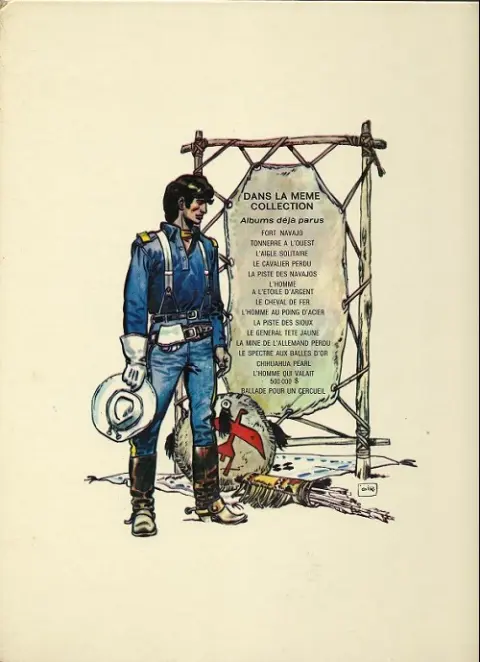 Verso de l'album Blueberry Tome 12 Le spectre aux balles d'or