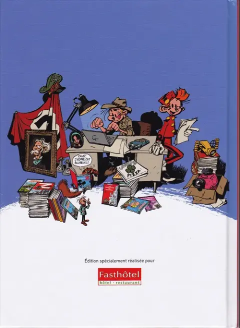 Verso de l'album Spirou et Fantasio Tome 37 Le réveil du Z