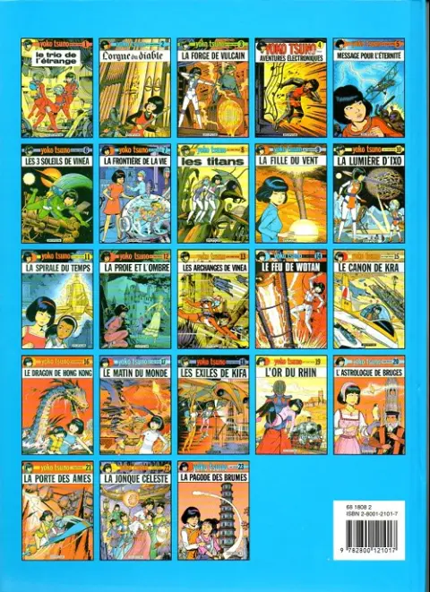 Verso de l'album Yoko Tsuno Tome 20 L'astrologue de Bruges