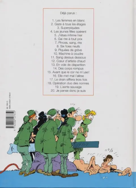 Verso de l'album Les Femmes en Blanc Tome 19 L'aorte sauvage