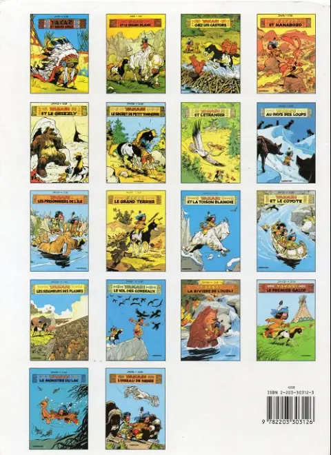 Verso de l'album Yakari Tome 12 Yakari et le coyote