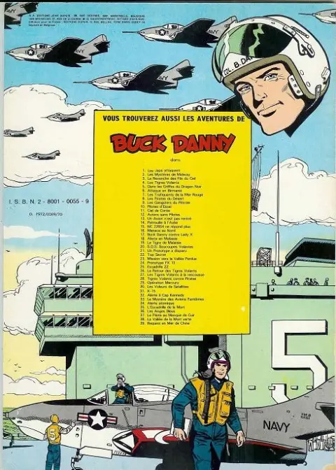 Verso de l'album Buck Danny Tome 18 Alerte en Malaisie