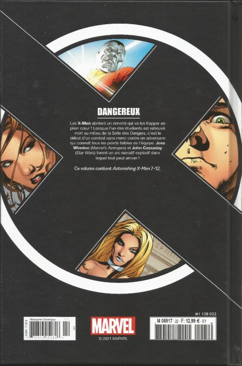 Verso de l'album X-Men - La Collection Mutante Tome 22 Dangereux