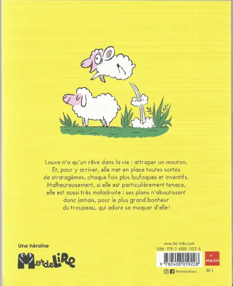 Verso de l'album Louve y es-tu ? Tome 1 Une faim de louve