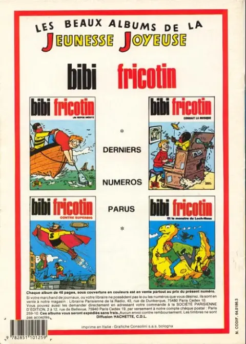Verso de l'album Les Pieds Nickelés Tome 84 Les Pieds Nickelés sous-mariniers