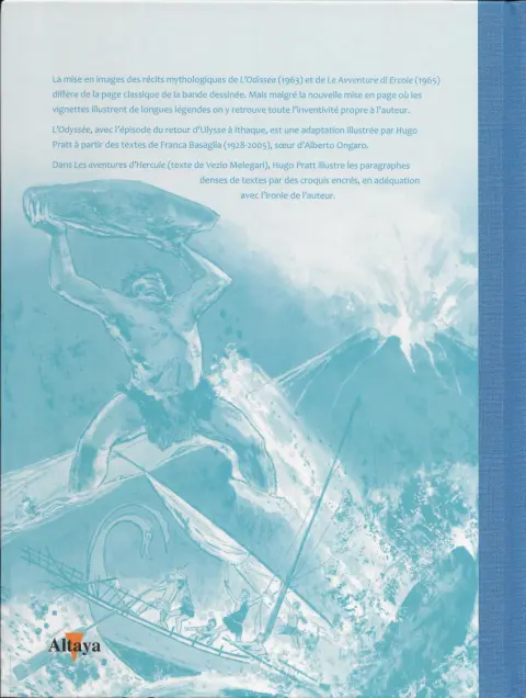 Verso de l'album Tout Pratt Tome 72 L'Odyssée  et  Les aventures d'Hercule