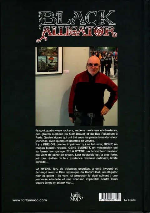 Verso de l'album Black Alligator