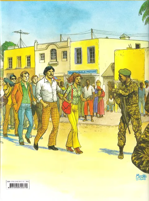 Verso de l'album Michel Brazier Tome 4 Le dernier acte