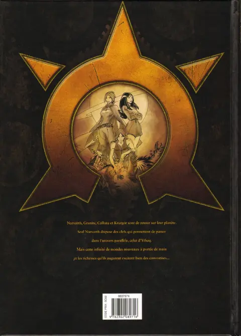 Verso de l'album Les Naufragés d'Ythaq Tome 17 La Grotte des faces