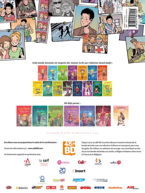Verso de l'album La Vie compliquée de Léa Olivier Tome 1 Perdue