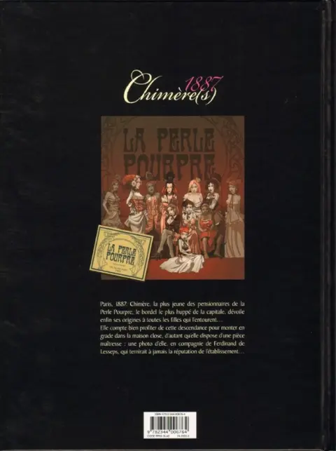 Verso de l'album Chimère(s) 1887 Tome 5 L'ami Oscar