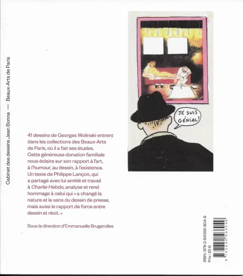 Verso de l'album Georges Wolinski