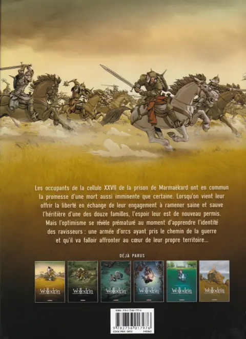 Verso de l'album Wollodrïn Tome 1 Le matin des cendres 1/2