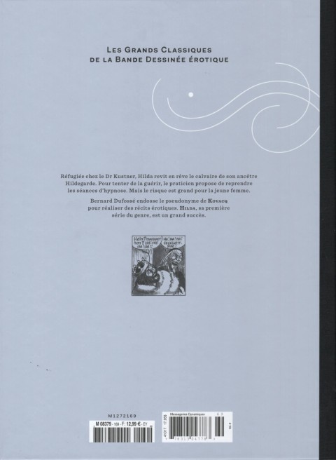 Verso de l'album Les Grands Classiques de la Bande Dessinée Érotique - La Collection Tome 169 Hilda - tome 2