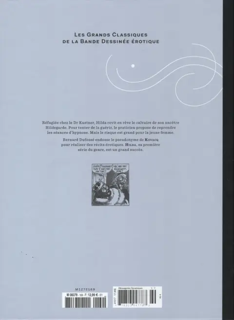 Verso de l'album Les Grands Classiques de la Bande Dessinée Érotique - La Collection Tome 169 Hilda - tome 2