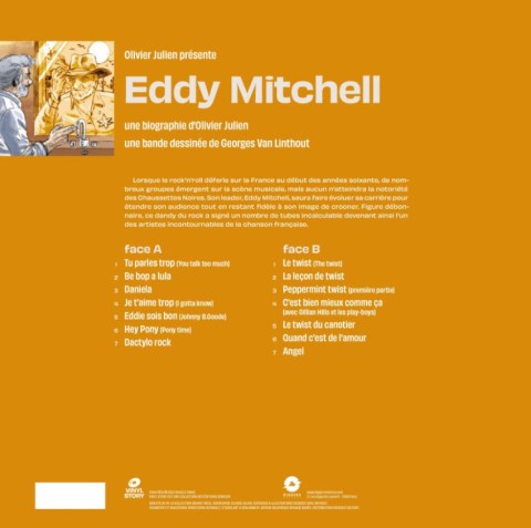 Verso de l'album Eddy Mitchell