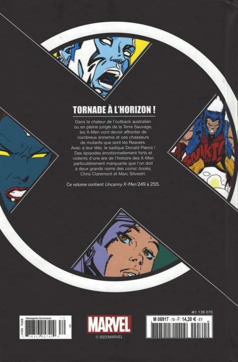 Verso de l'album X-Men - La Collection Mutante Tome 70 Tornade à l'horizon !